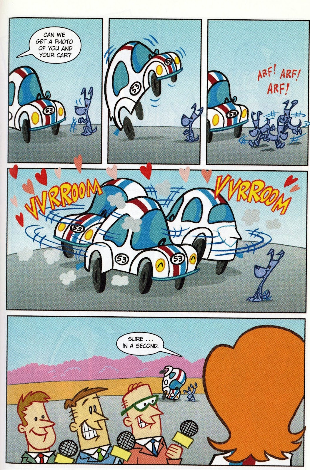 Daily Disneyana Disney Adventures Comic Zone Herbie Fully Loaded