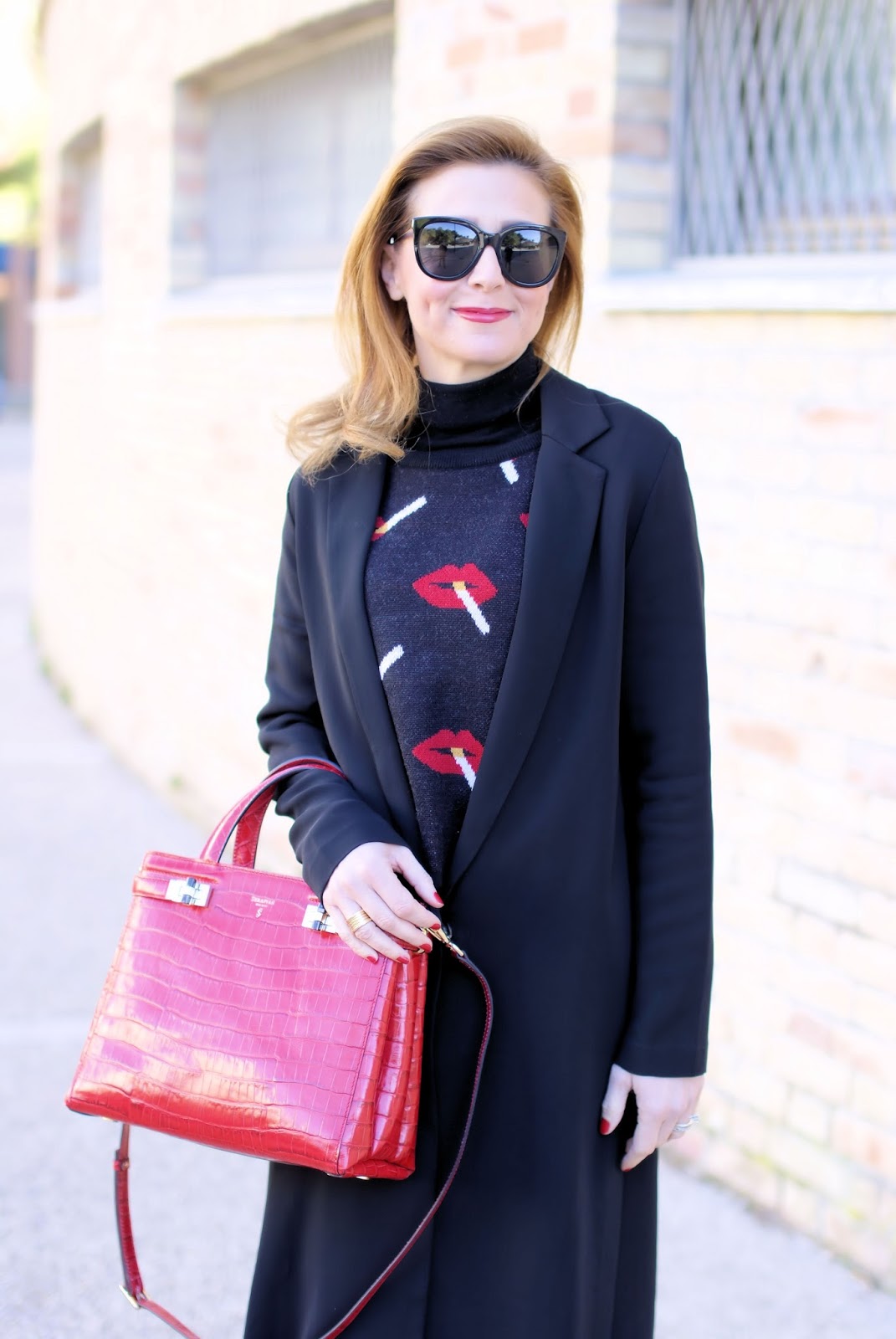 AVAVAV Firenze coat and Serapian Milano Meliné bag on Fashion and Cookies fashion blog, fashion blogger style