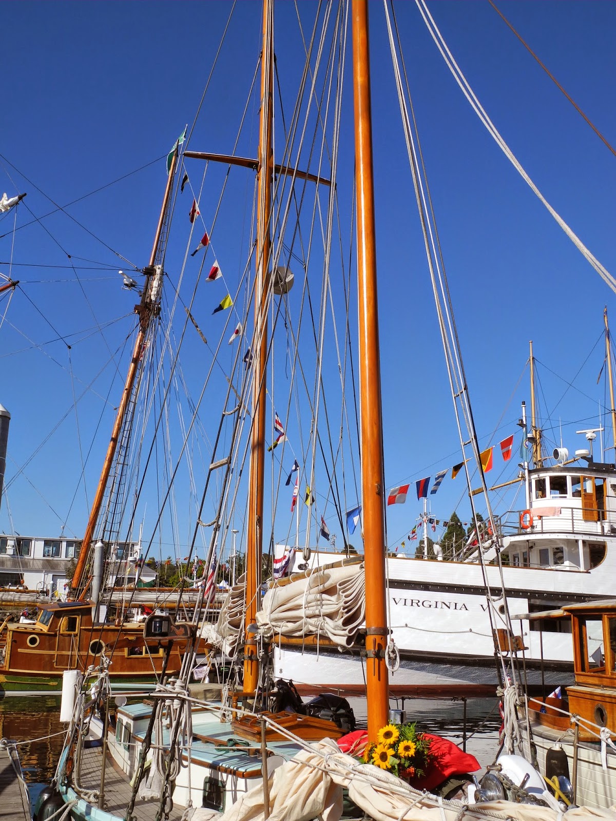 Sherrie loves color! Port Townsend Wooden Boat Festival