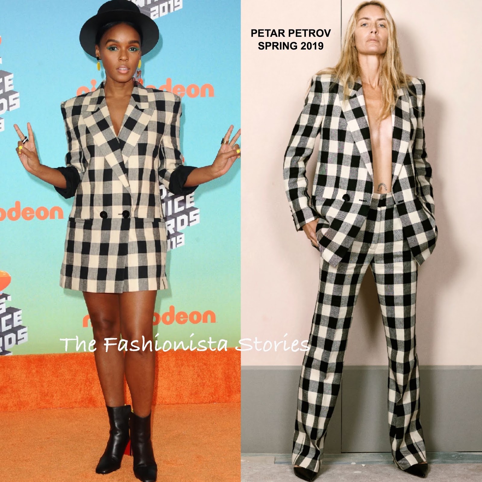Janelle Monae in Petar Petrov at Nickelodeon's 2019 Kids' Choice Awards