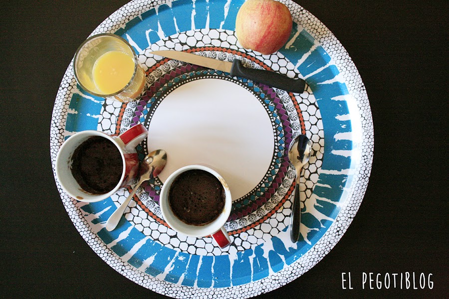 Mugcake de café Nescafé desayuno rápido 1 minuto