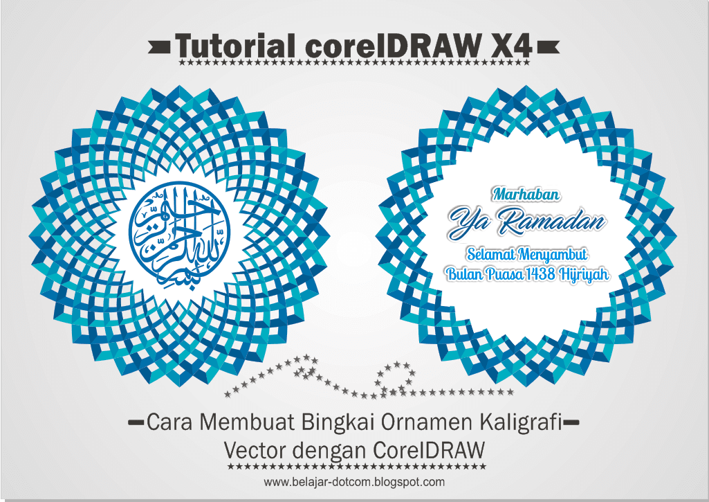 Tutorial Membuat Ornamen Kaligrafi | cara membuat bingkai ornamen kaligrafi vector dengan Tutorial Membuat Ornamen Kaligrafi | cara membuat bingkai ornamen kaligrafi vector dengan