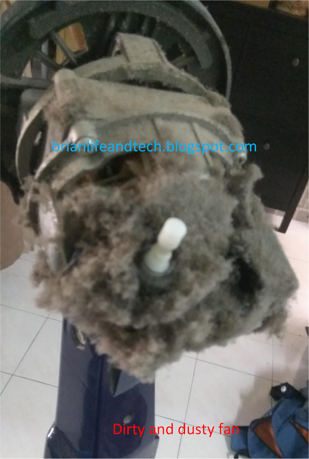 SHARP FAN PJS400 SLOWING DOWN OR NOT ABLE TO TURNING