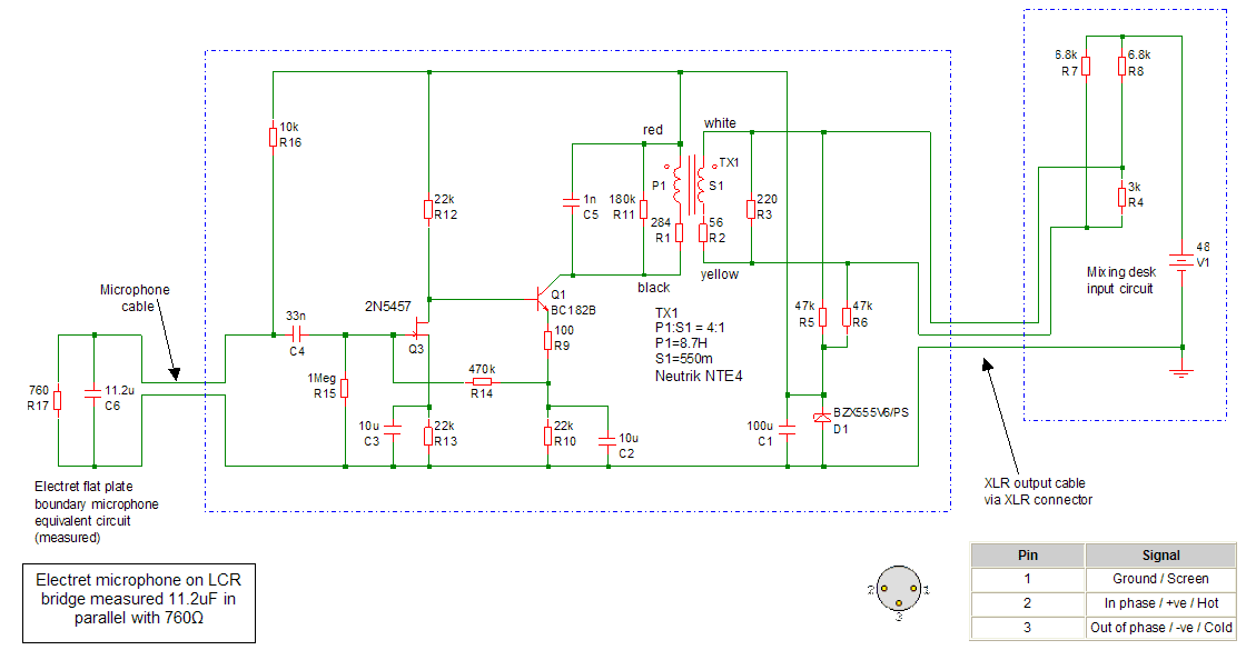 JP Speaks Peter's Phantom Powered Condenser Microphone PreAmplifier