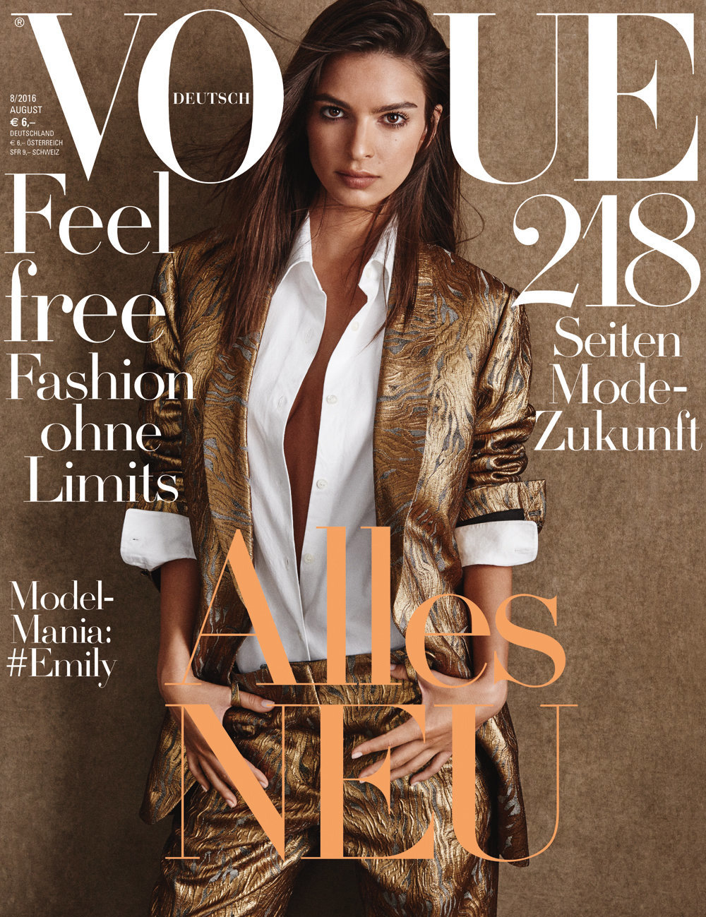 Vogue's Covers Emily Ratajkowski