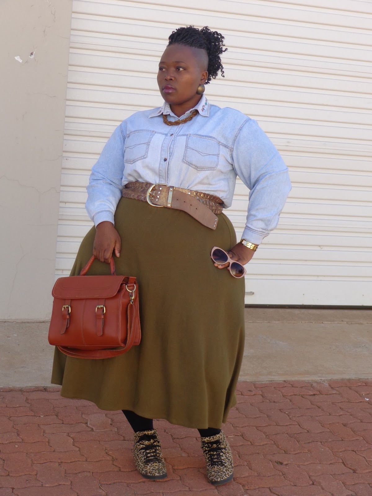 Thick Fit And Fabulous: OOTD: Head to Toe Thrifted Outfit