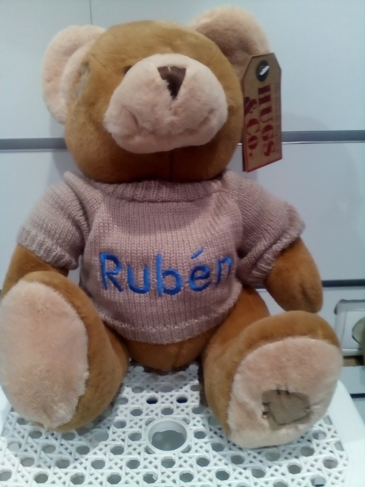 peluches con nombre bordado