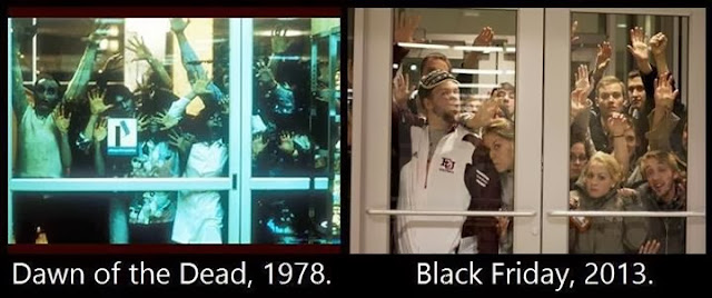 Dawn of the Dead, Black Friday, Thanksgiving, 2013