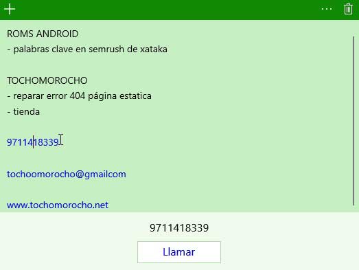 cómo poner una nota en el escritorio windows 10