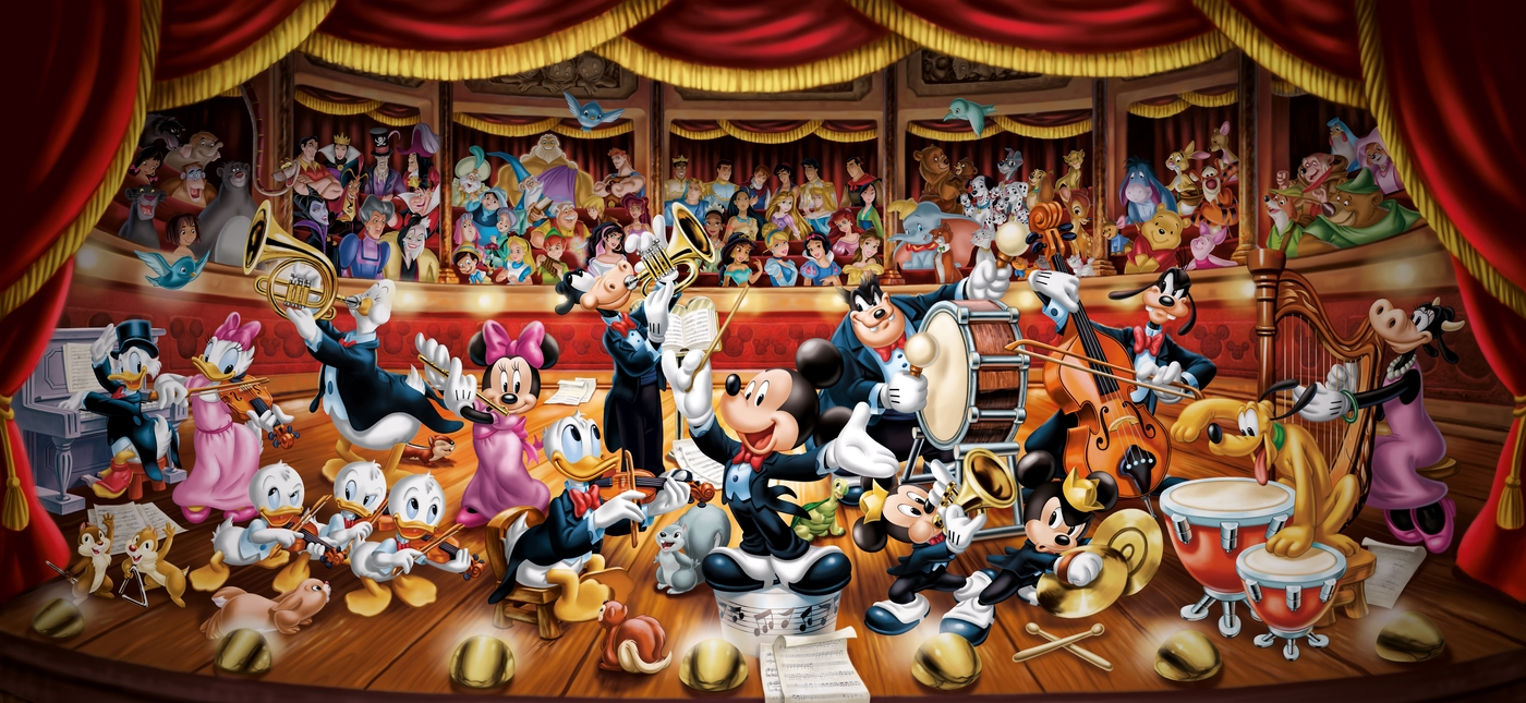 6000 pieces and more 13.200 Clementoni Disney Orchestra