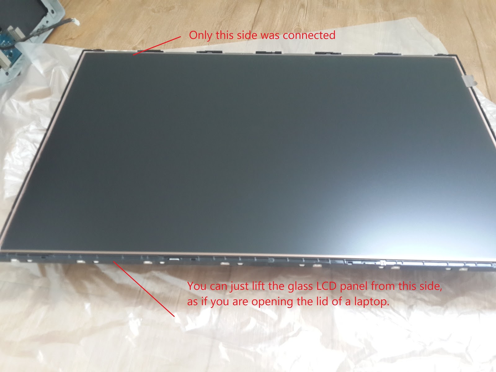 bug behind lcd screen made in china