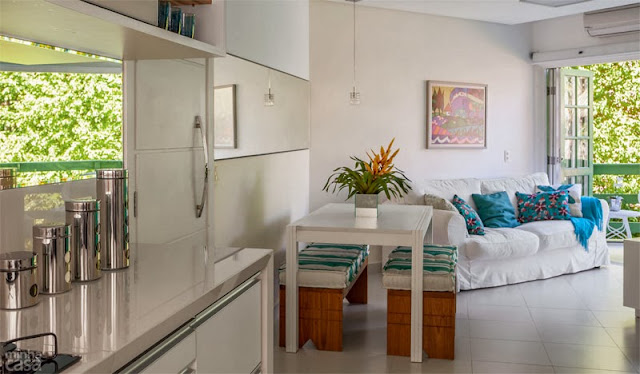 1antes e Depois do Apartamento decorado 60 m²: planejado e com personalidade. Blog Achados de Decoração