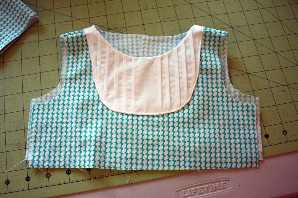 pleated yoke tutorial