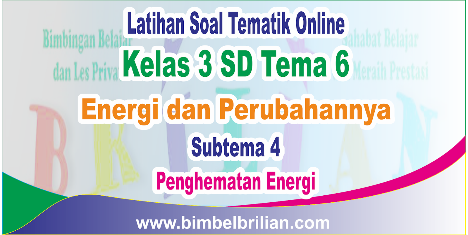 Mengasah Pemahaman: Kumpulan Soal Tematik Kelas 4 SD Tema 3 "Peduli Lingkungan" Mengasah Pemahaman: Kumpulan Soal Tematik Kelas 4 SD Tema 3 "Peduli Lingkungan"