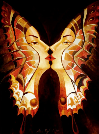 Butterfly Kiss II by Alina Eydel