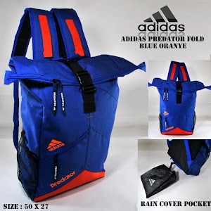 TAS RANSEL ADIDAS PREDATOR FOLD BIRU ORANGE TAS RANSEL ADIDAS PREDATOR FOLD BIRU ORANGE