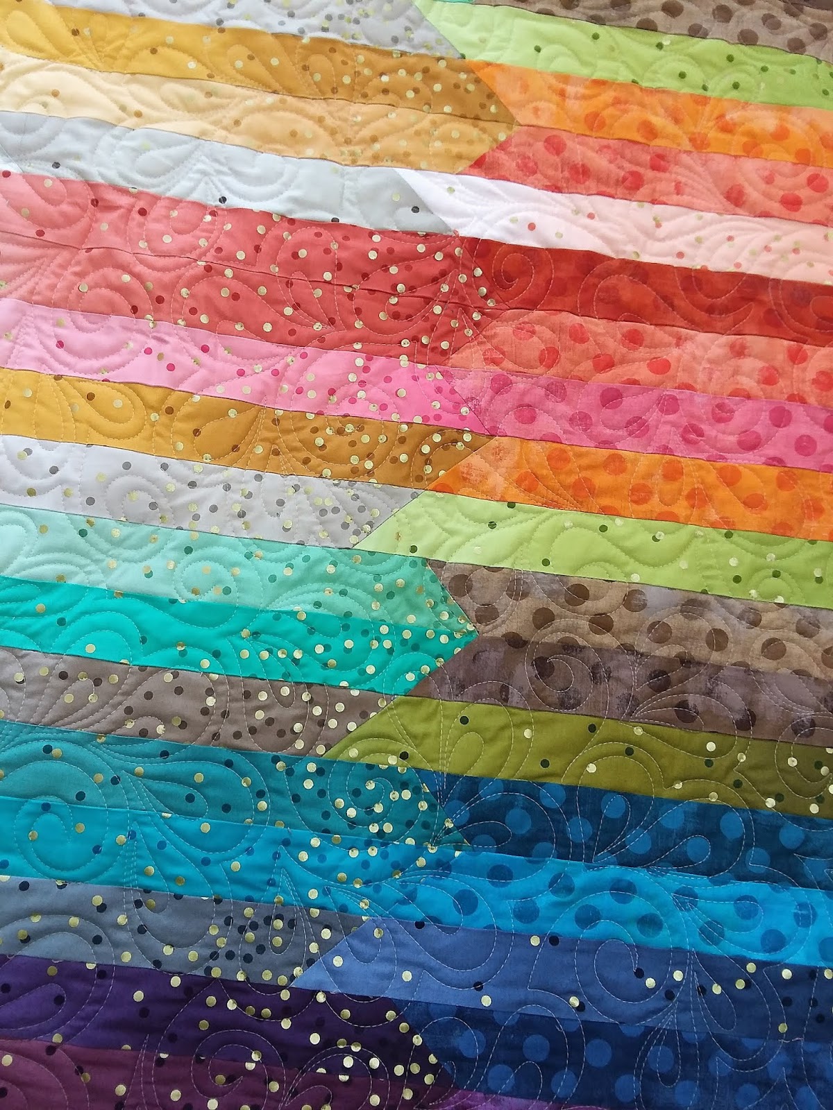 Down To Sew Ombre Jelly Roll Quilt
