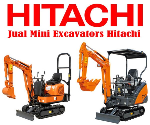 Jual Mini Excavators Hitachi Alat Berat
