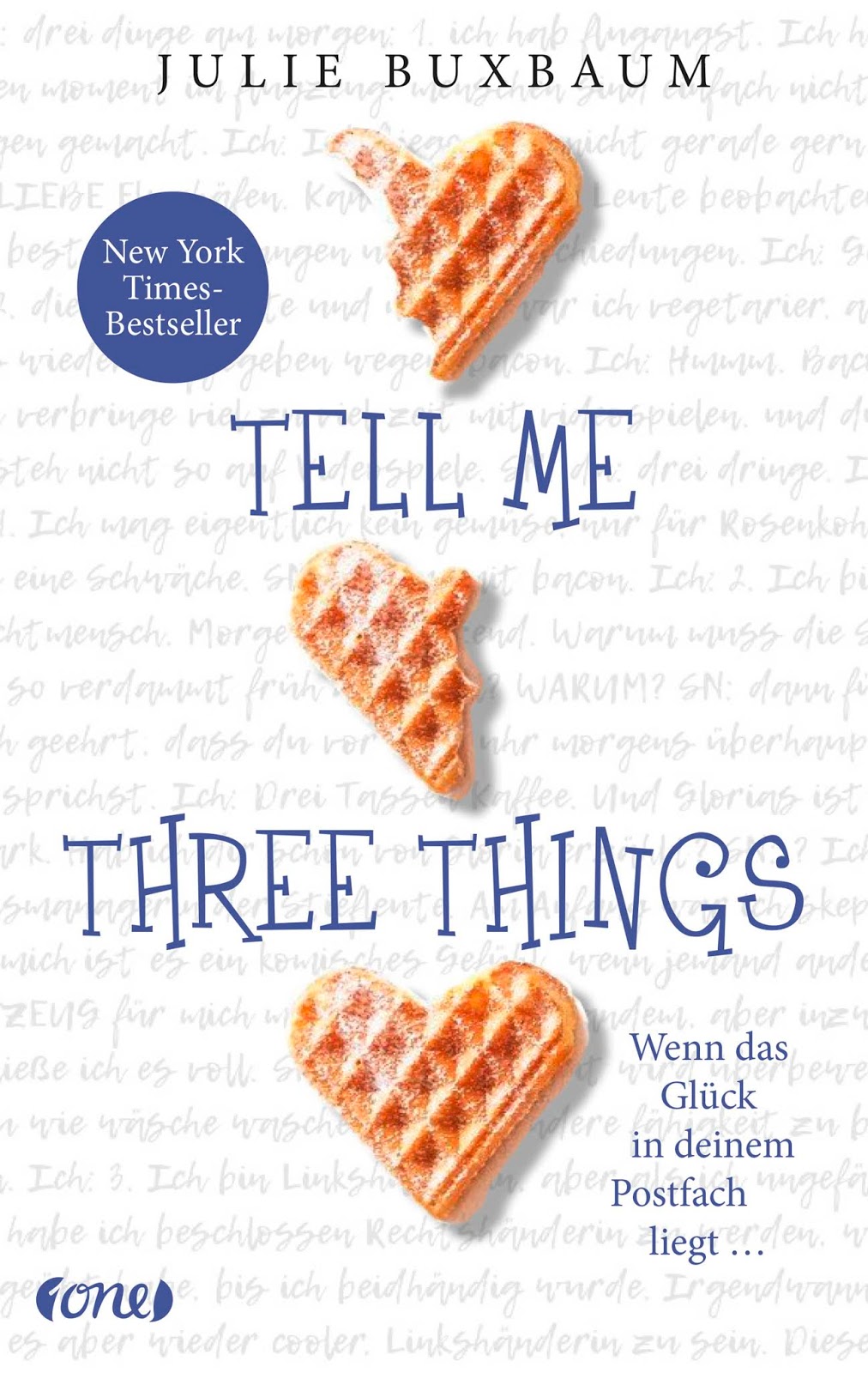 my bookish escape: tell me three things - Julie Buxbaum