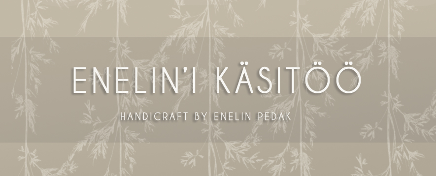 Textile handicraft by Enelin Pedak