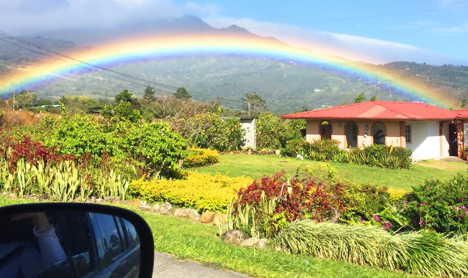 Beautiful rainbow in Boquete, Chiriqui