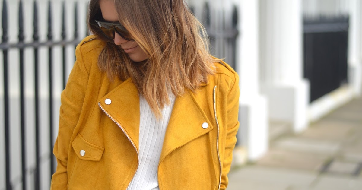 New look mustard suede deals jacket