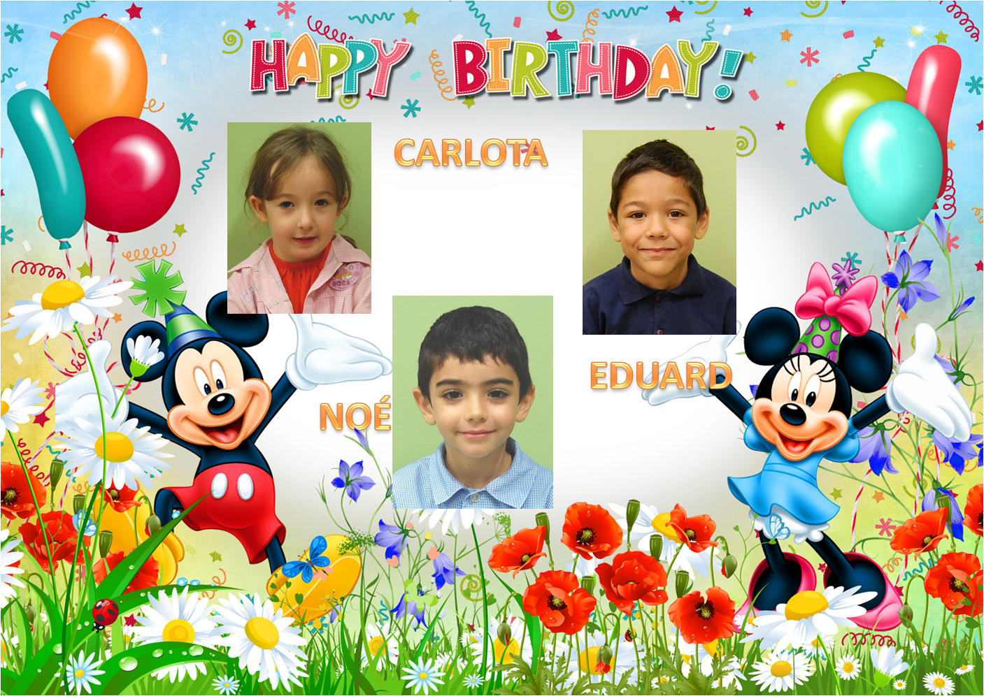 BLOG DE 5 AÑOS DEL COLEGIO MIGUEL HERNÁNDEZ CUMPLEAÑOS MES DE AGOSTO 5B