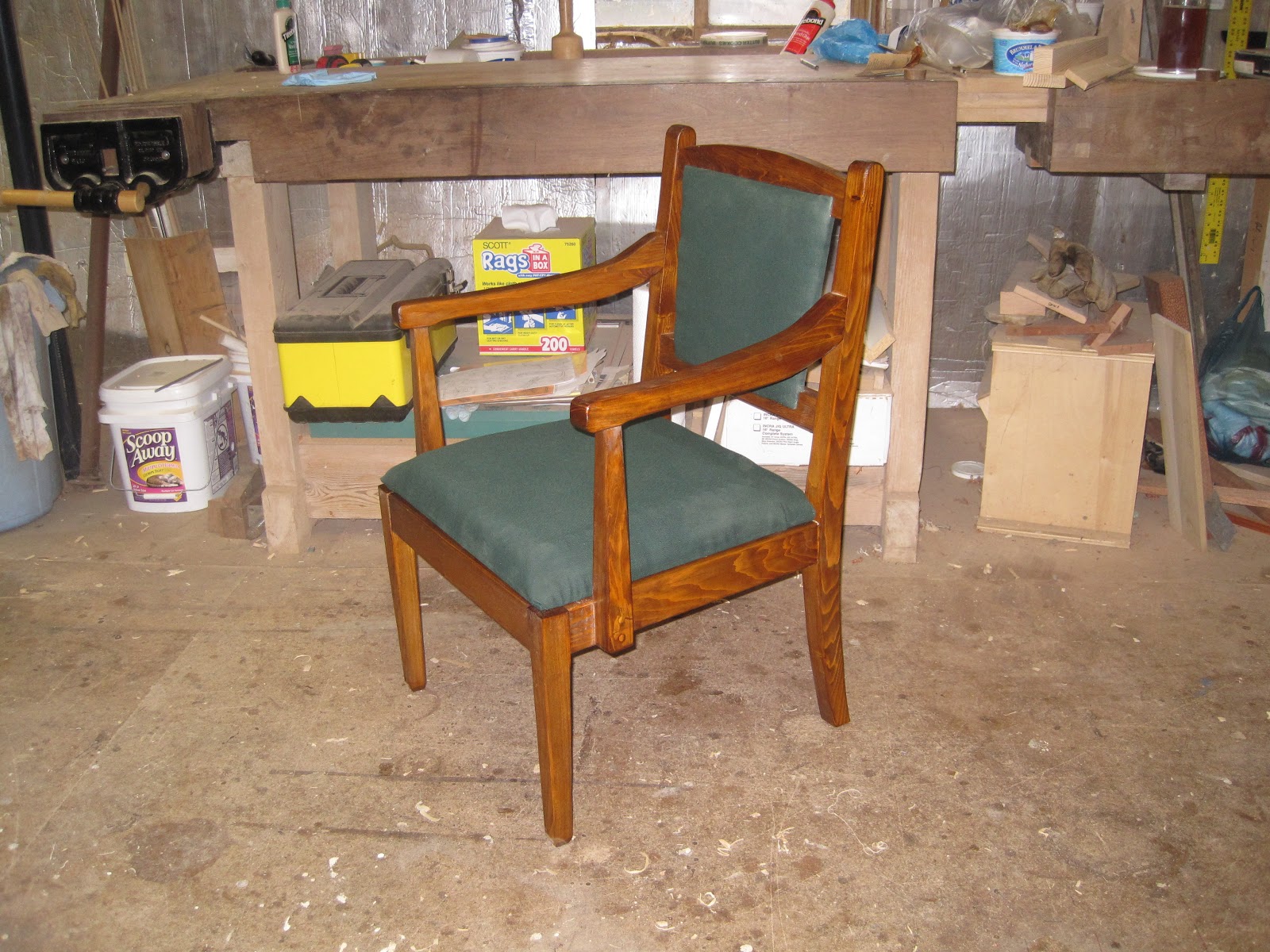 From the Pine Chair. Finishing Up