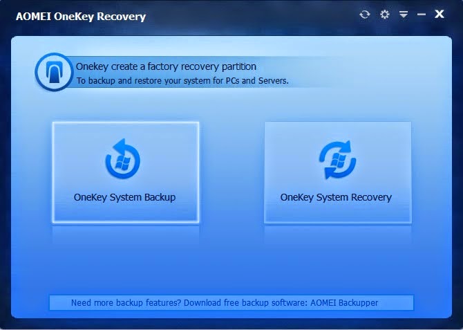 شرح بالفيديو كيفية حفظ نظام التشغيل بالكامل إحتياطياً وإستعادته في أي وقت أخر AOMEI OneKey Recovery