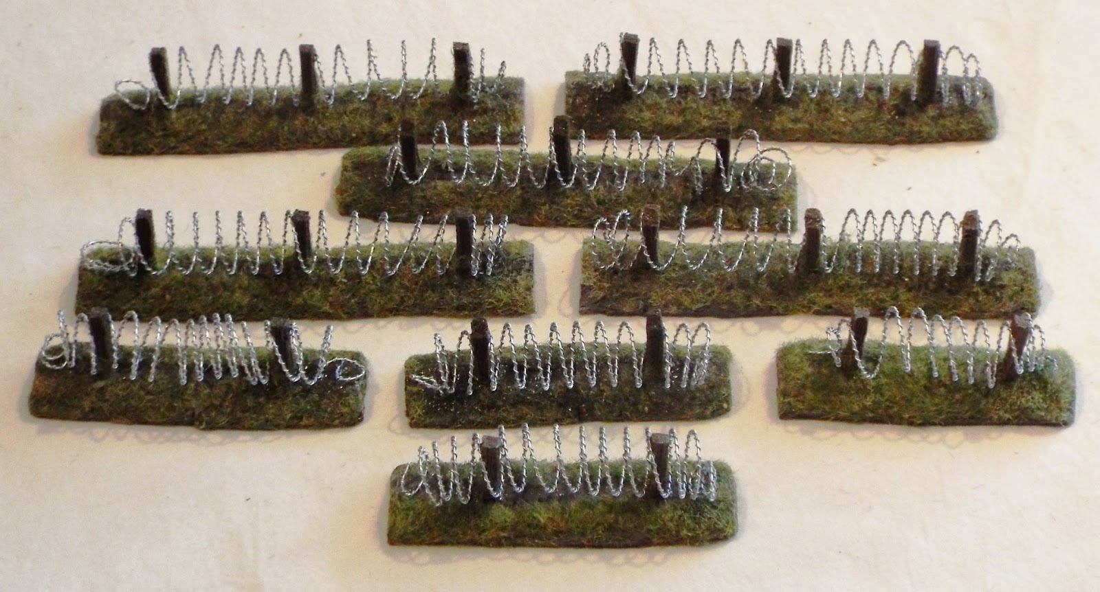 Wargaming Miscellany Modelling barbed wire entanglements The