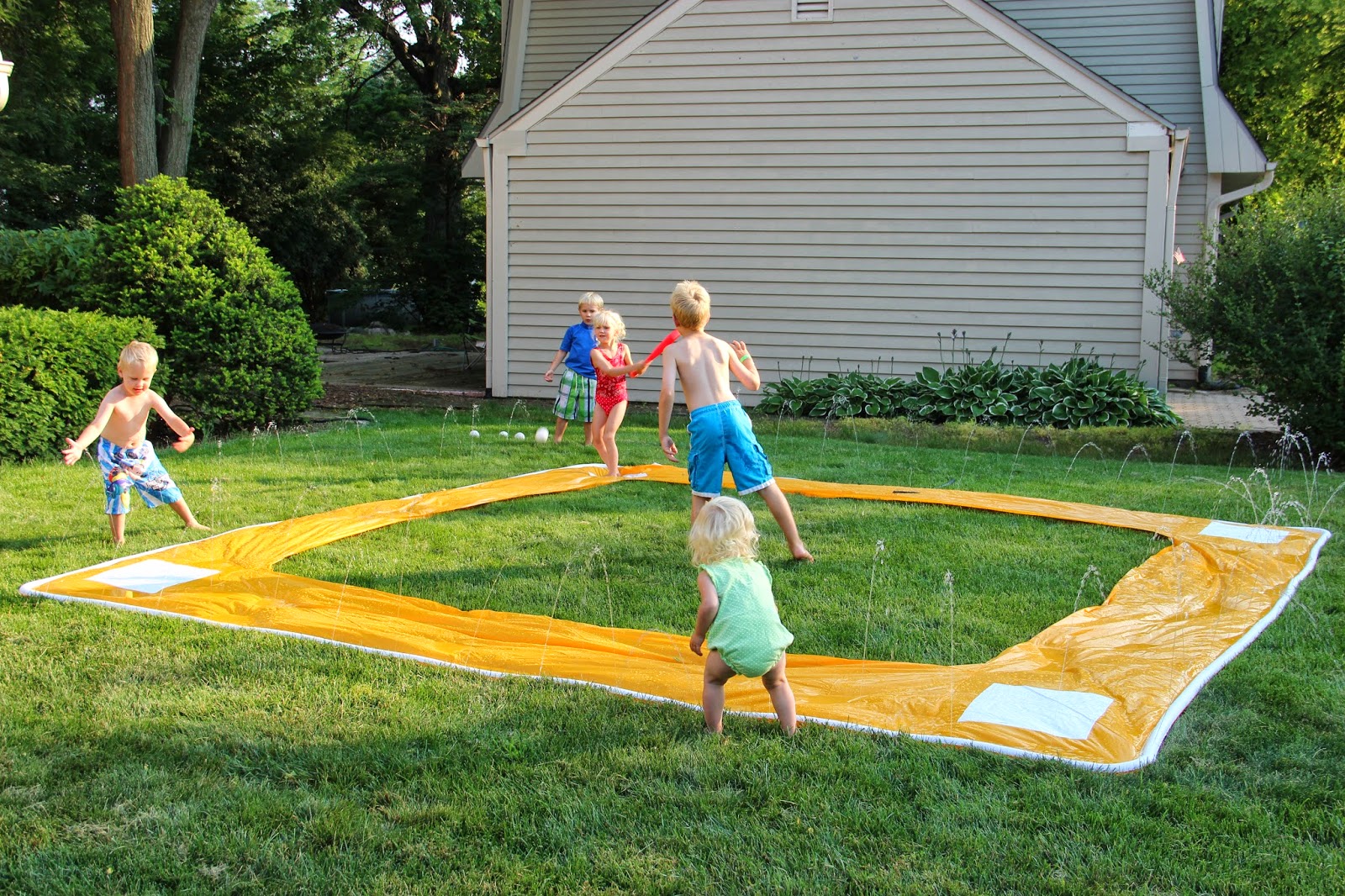 building a slip and slide