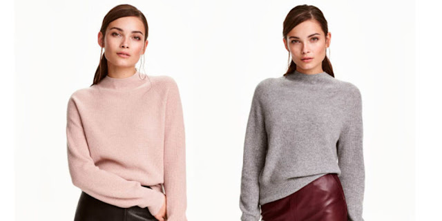 collezione cachemire H&M cashmere H&M sweater fall winter 2016-2017 maglioni cachemire H&M autunno inverno 2016- 2017