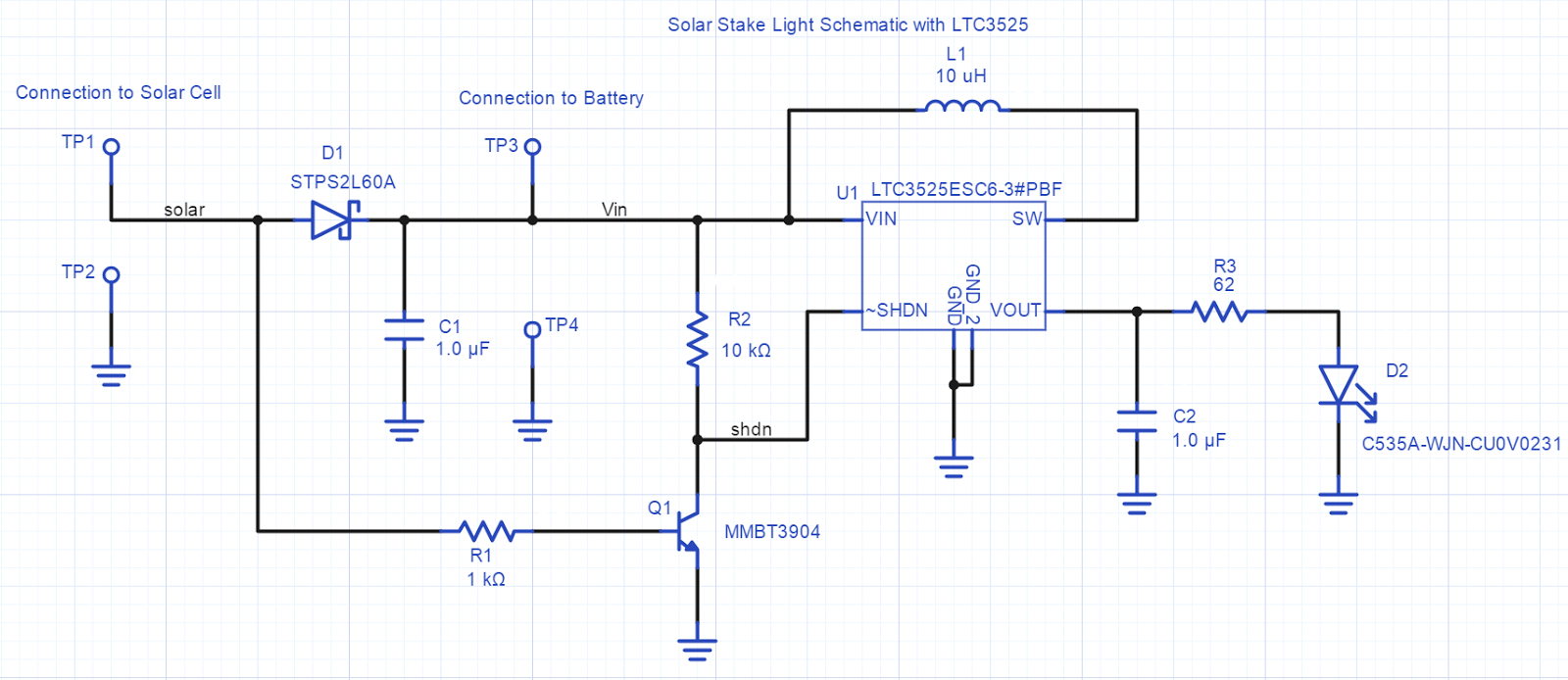 Tony's Electronics Projects: Solar Night Light