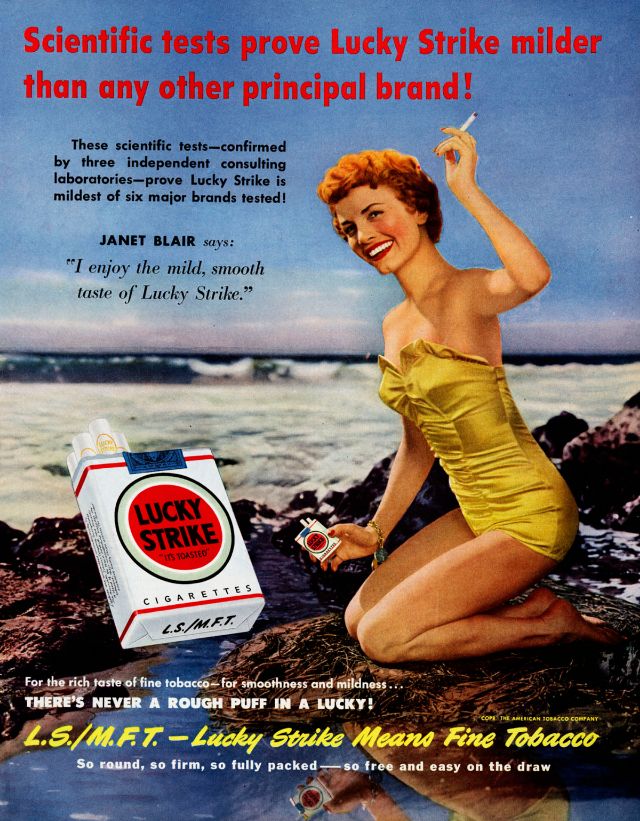 40 Vintage Tobacco Advertisements Featuring Female Movie Stars From the