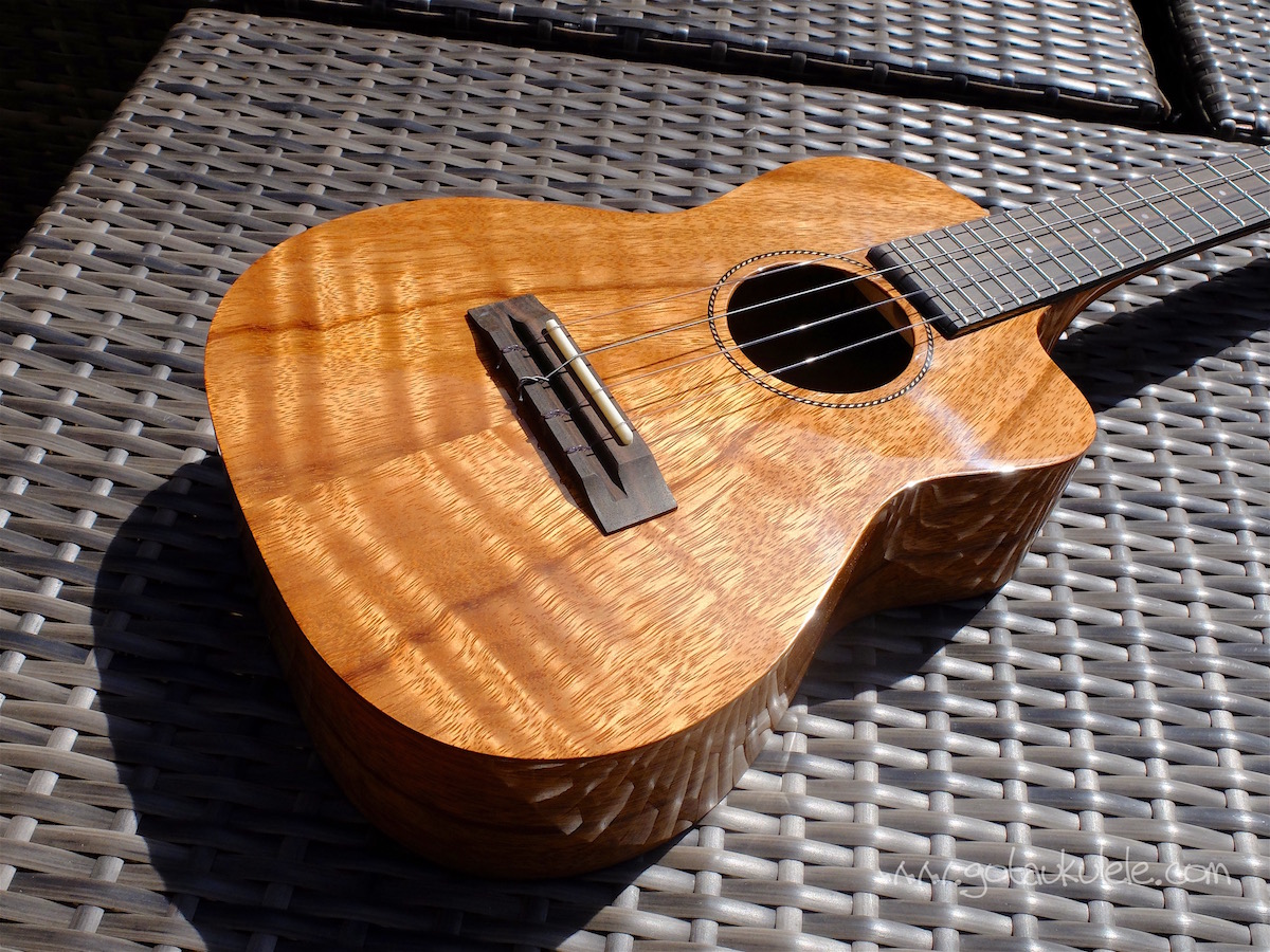 Pono at solid acacia tenor ukulele Clearance