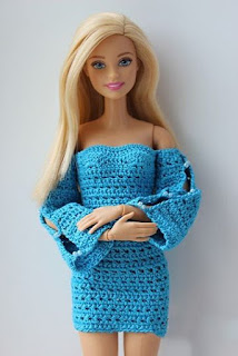 ropita de barbie a crochet