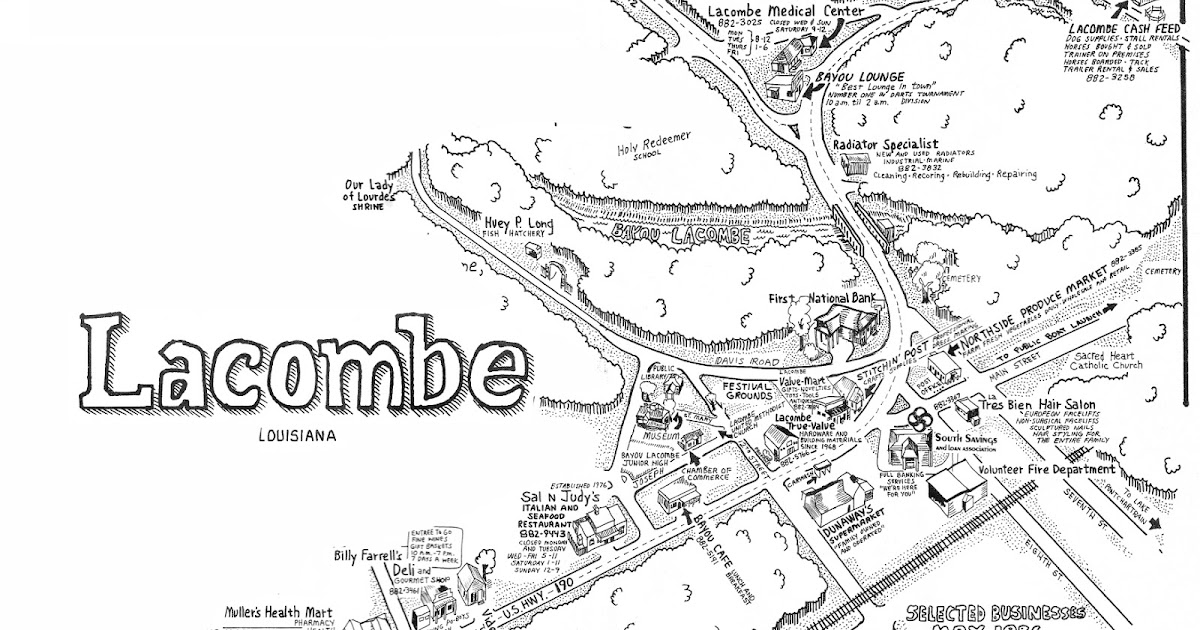 Tammany Family Map of Businesses 1986