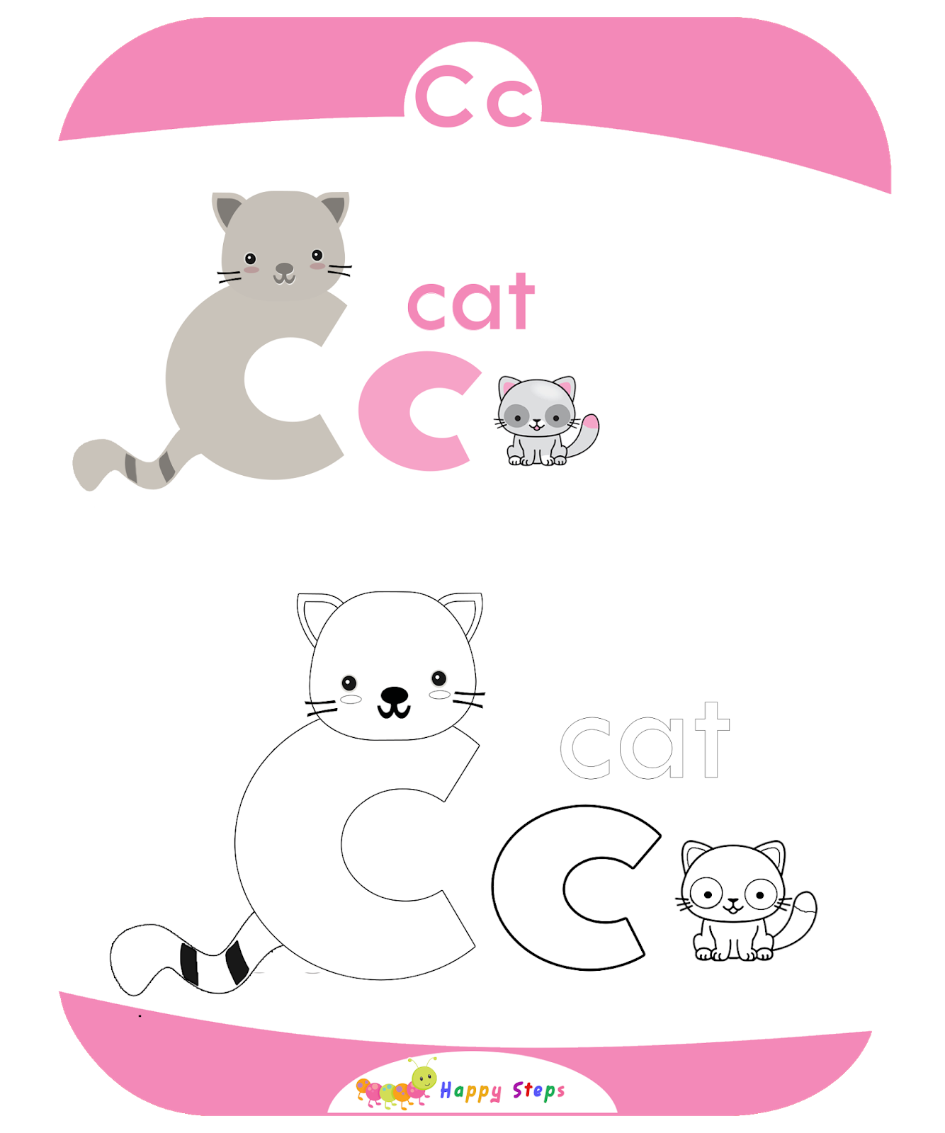 Coloring Worksheets Letter C