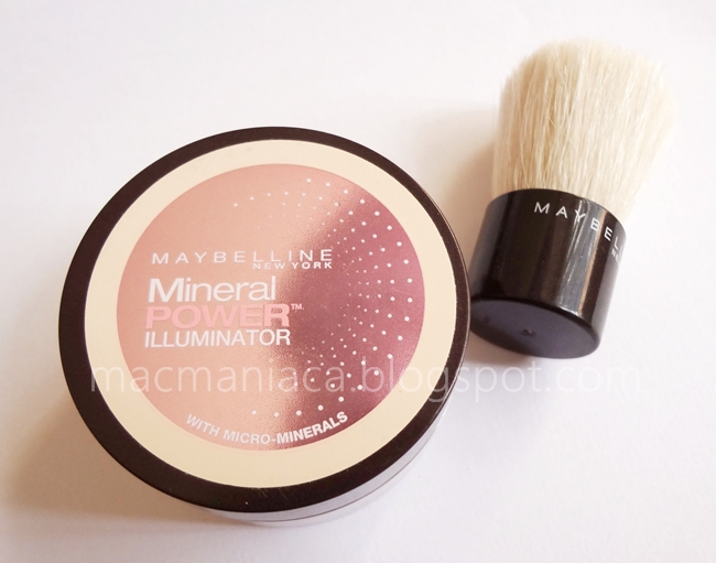 SWATCHES E RESENHA MINERAL POWER ILLUMINATOR NUDE MAYBELLINE M•A