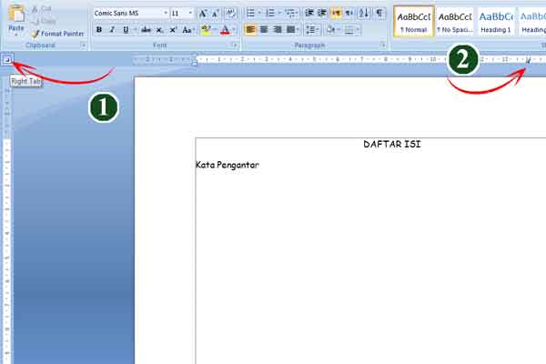 Cara Membuat Daftar Isi di Microsoft Word