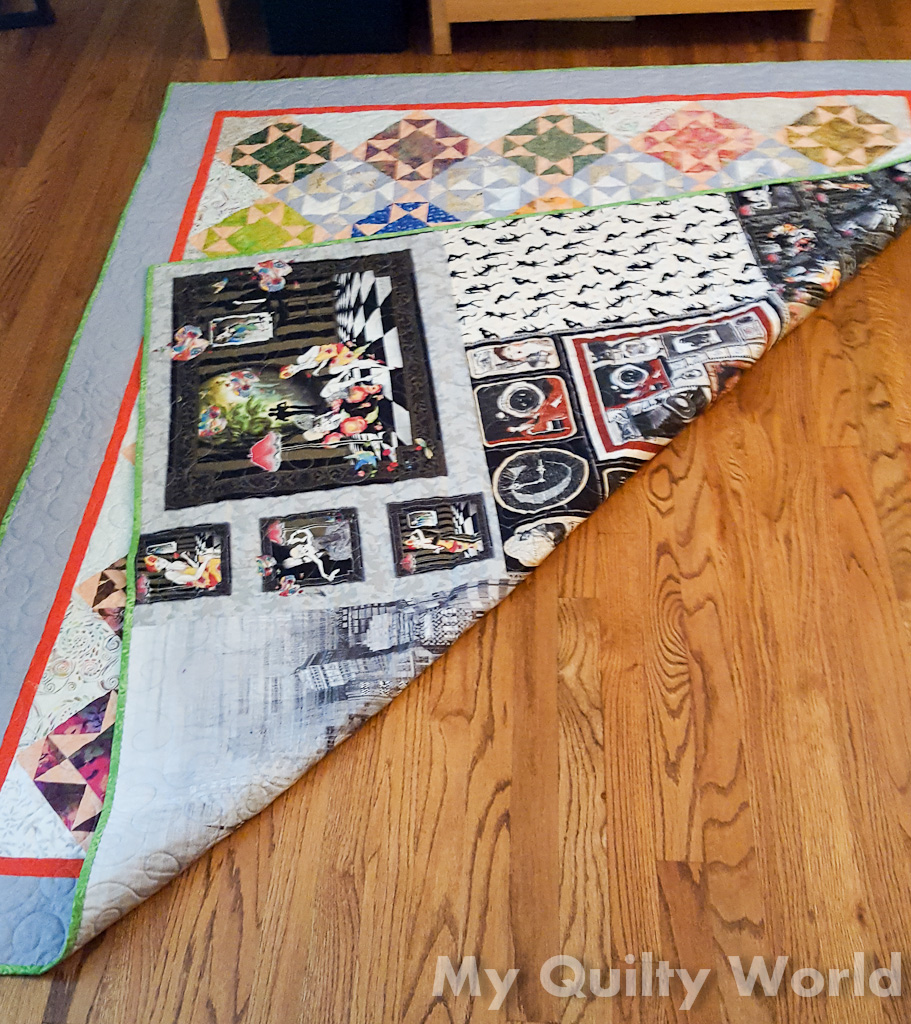 My Quilty World Rolling a Quilt for Storage