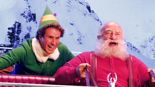 Buddy with Santa in Elf 2003