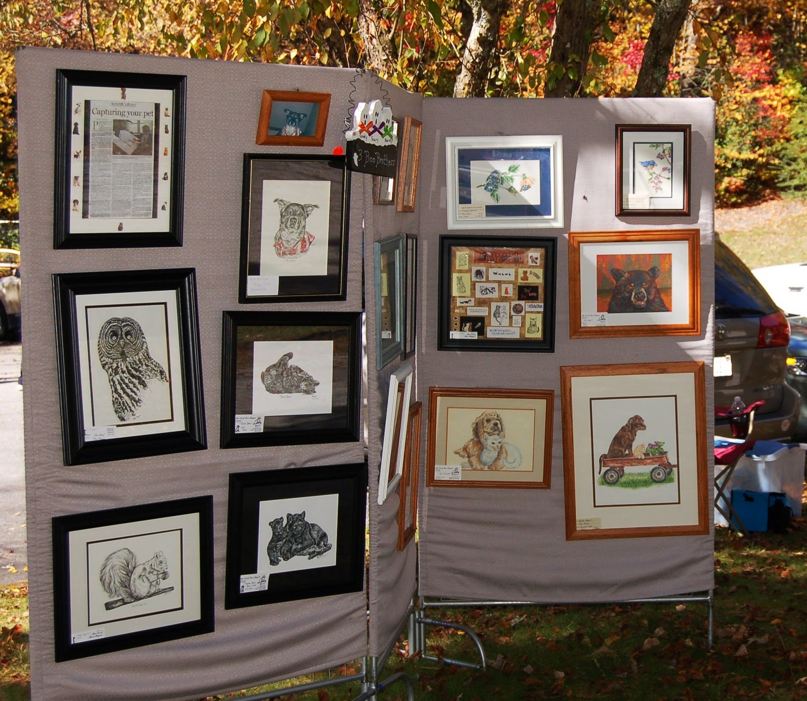 MOUNTAIN MUSINGS: Not on a Clothesline Art Show