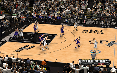 NBA 2K14 San Antonio Spurs HD Court Mod