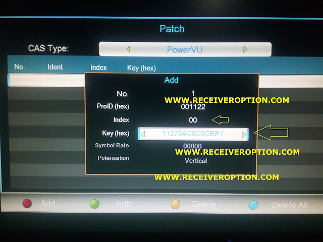 E-SAT 2000 HYPER HD RECEIVER POWERVU KEY OPTION