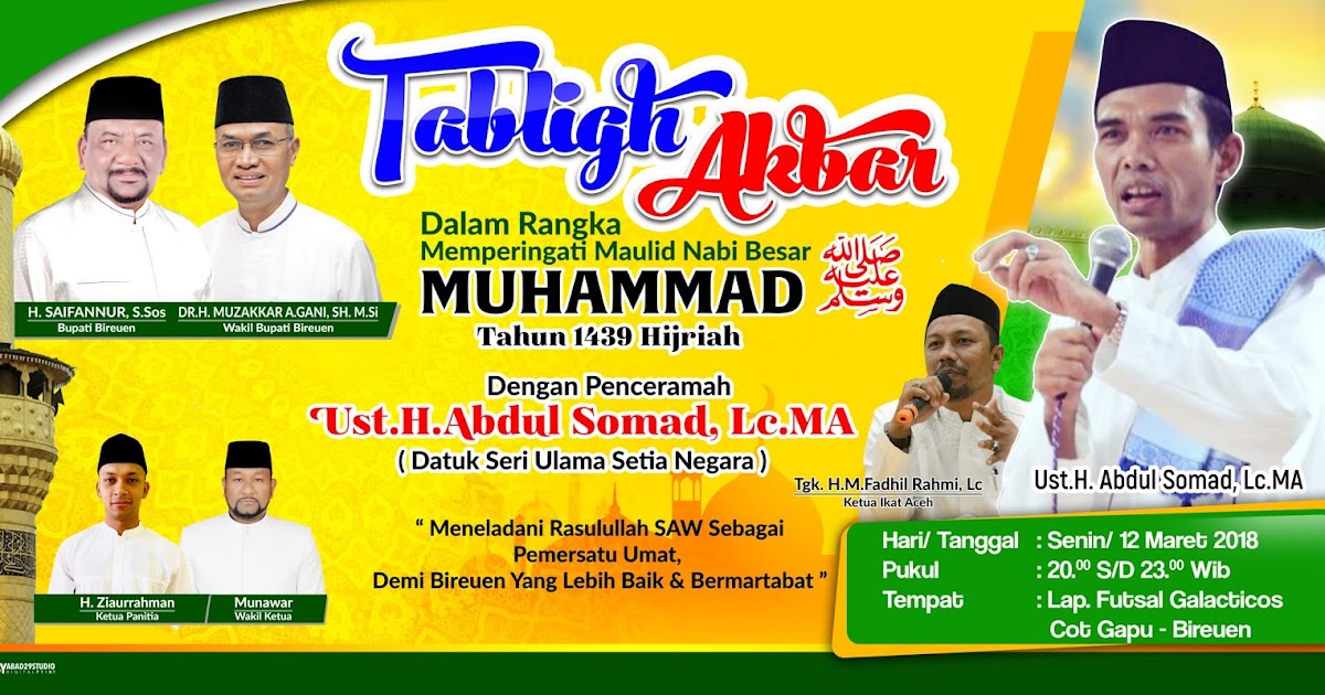 Baground Spanduk Tabligh Akbar kumpulan contoh spanduk