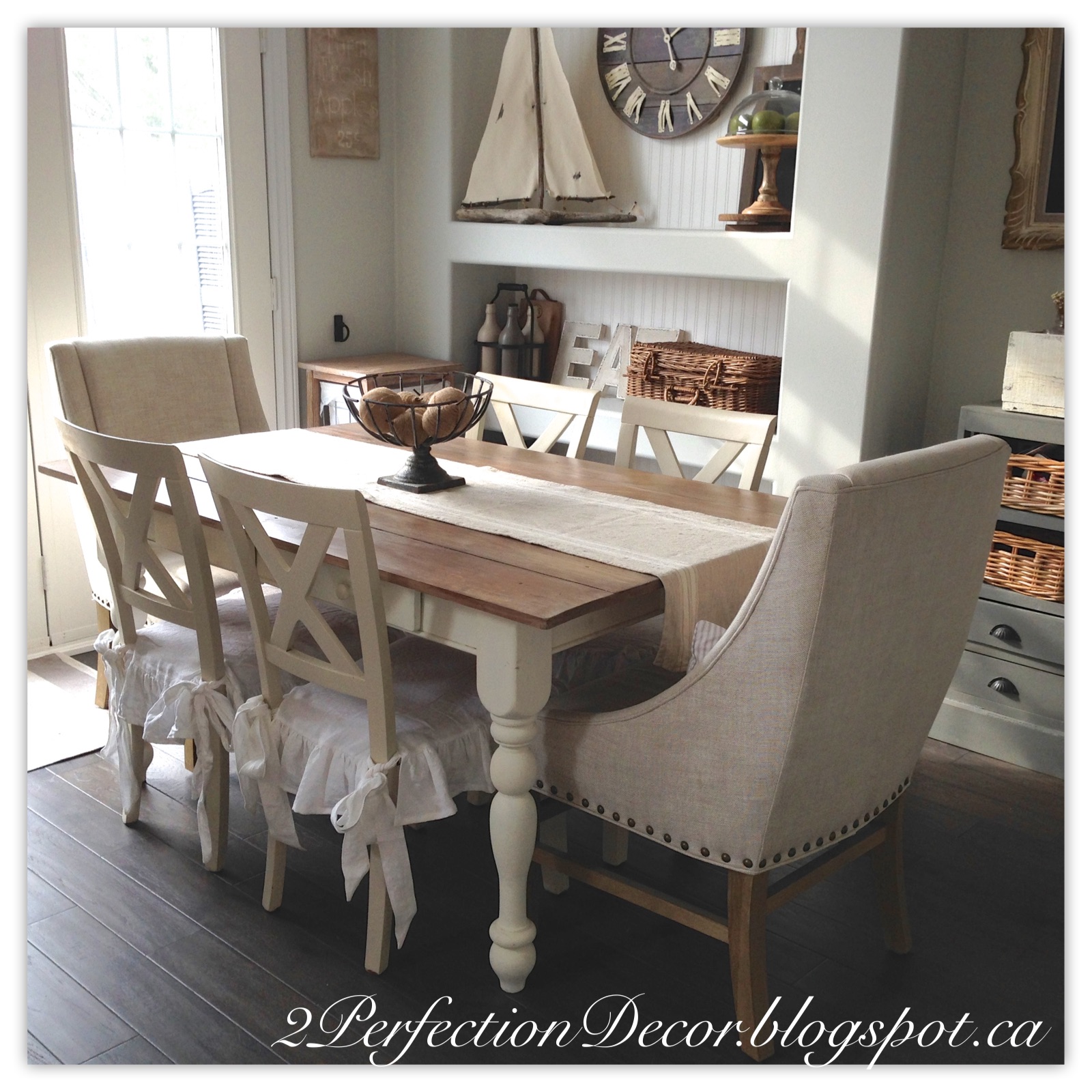 2Perfection Decor Planking our Farmhouse Table Top