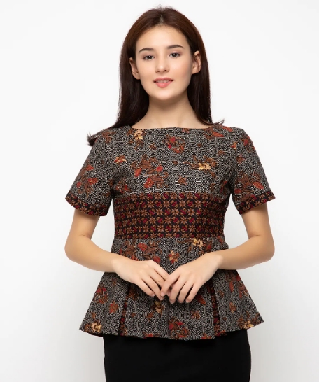 Model Baju Batik Atasan Untuk Wanita Terbaru