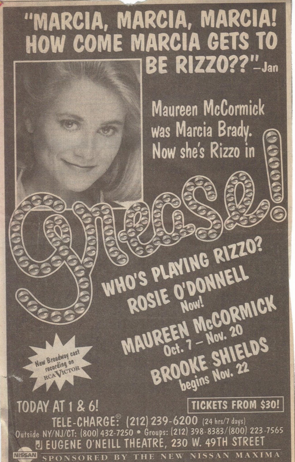 Image result for Maureen McCormick grease
