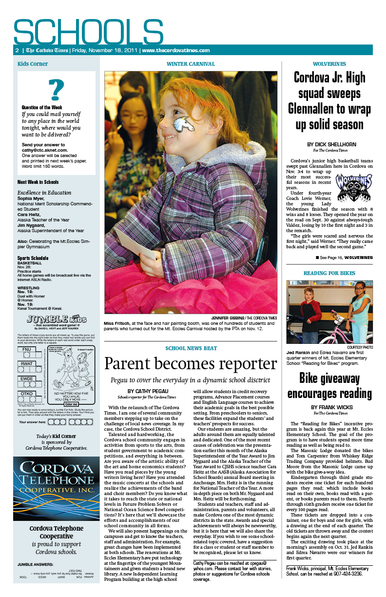 Chic 907 A whole new look for The Cordova Times